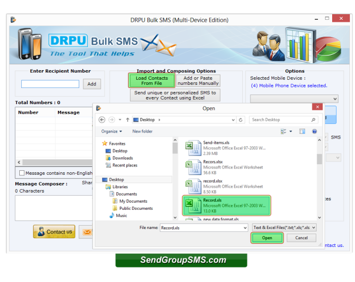 SMS Software for multi phone